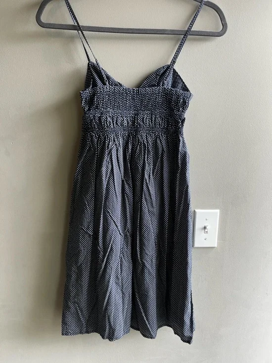 J. Crew Women’s Blue Polka Dot Spaghetti Strap Sundress XXS - Picture 6 of 11